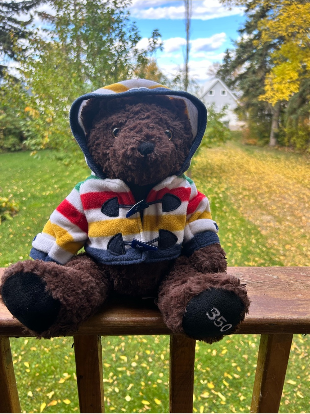 Hudson’s Bay Patrick 350th Anniversary Teddy Bear 10.5” HBC Plush Canada